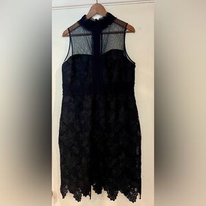 Nanette Lepore Navy Blue Lace Dress